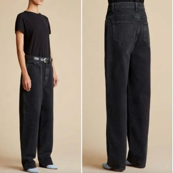 NEVER WORN TAGS ON- KHAITE MARTIN JEAN- black size 29 - Picture 4 of 4